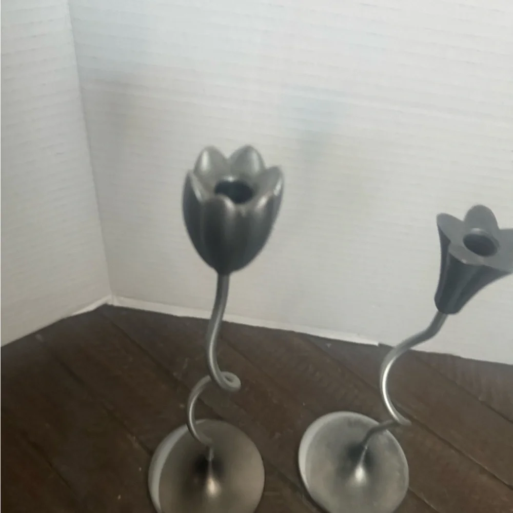 Partylite Silver Candle Holders - Picture 2 of 5